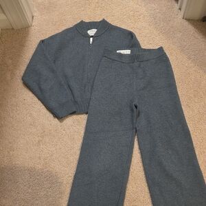 Zara Kids Matching Set in Gray